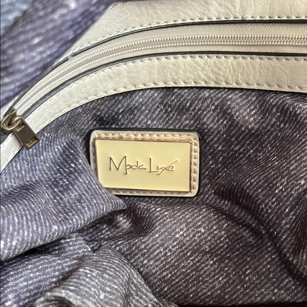 Gray Woven Leather Mini Backpack - Picture 3 of 5
